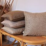 Serrated Kırlent Kılıfı Jüt (45x45)