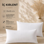 Premium Dikdörtgen İç Kırlent Kılıfı Boncuk Elyaf (35x55)